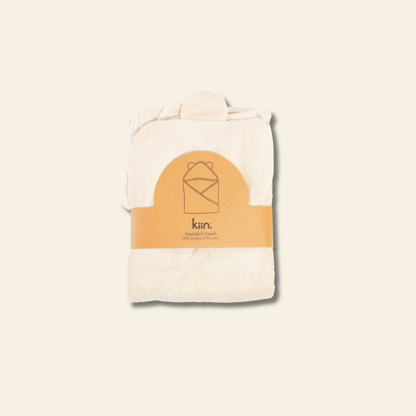 Hooded Towel - Ivory