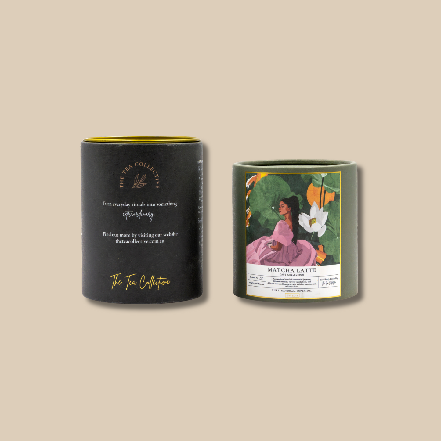 Matcha Latte Powder - Boutique Cylinder