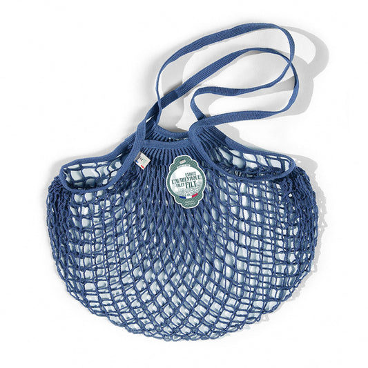 Filt net shopping bag in Jean Blue