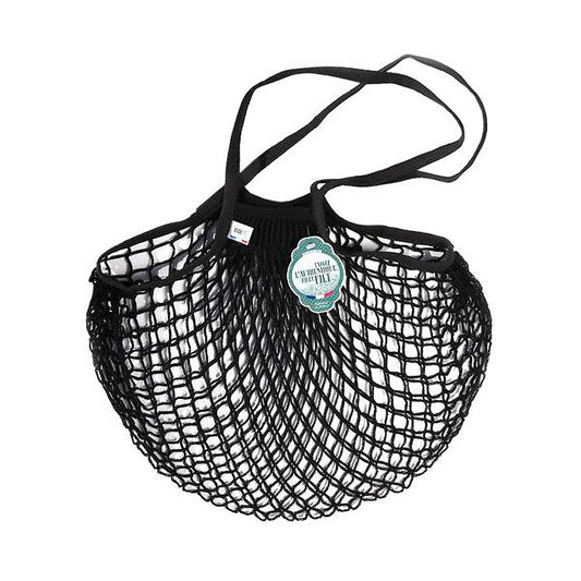 Filt net shopping bag Black