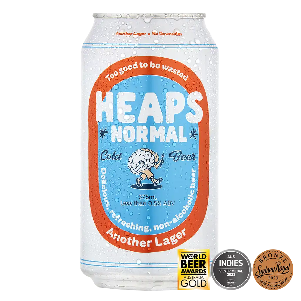 Heaps Normal Another Lager (Non-Alcoholic) 375mls Can Single