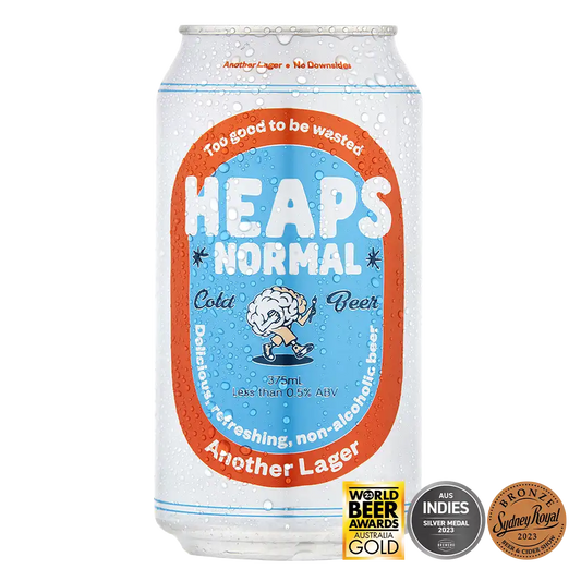 Heaps Normal Another Lager (Non-Alcoholic) 375mls Can Single