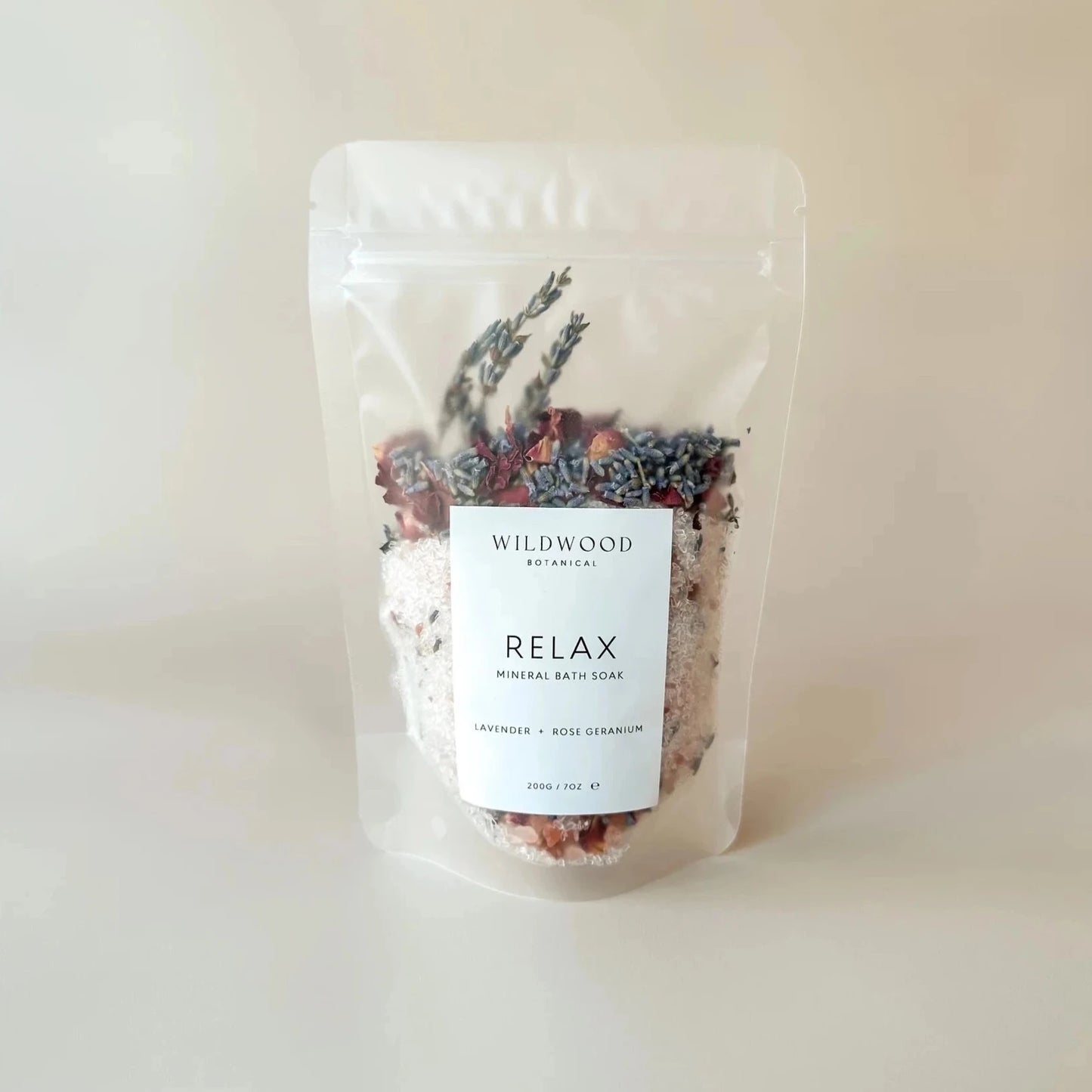 mineral bath soak salts in bag