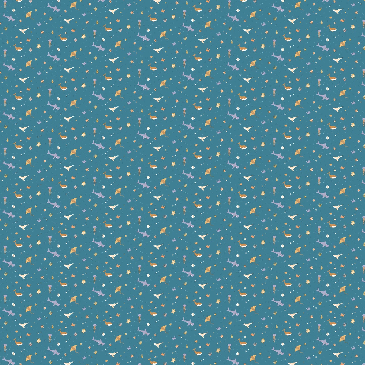 Ocean Creatures Marine Organic Muslin Wrap Swaddle