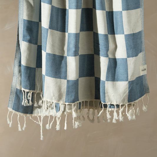 Sicily Turkish Beach Towel - Storm Blue