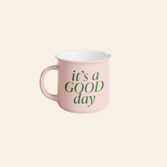 It's a Good Day - 11 oz Campfire Style Coffee Mug