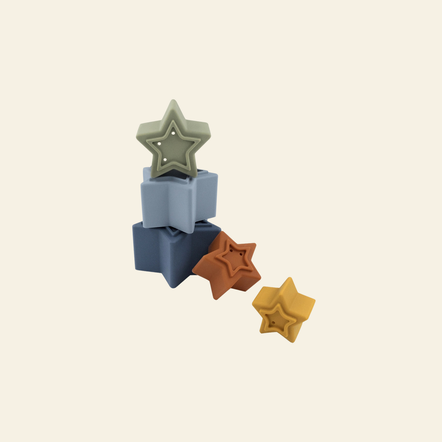 Silicone Nesting Stars