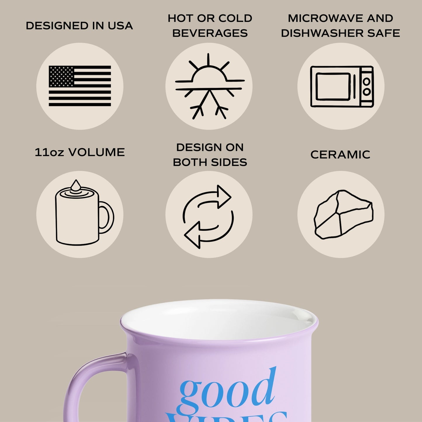 Good Vibes Only - Coffee Mug