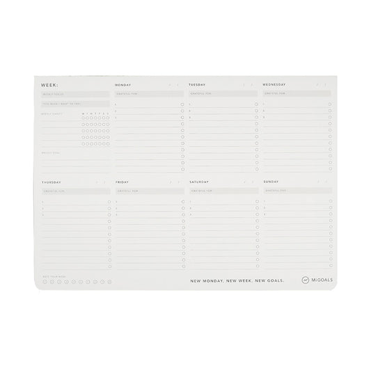 Weekly Desk Pad A4 - white