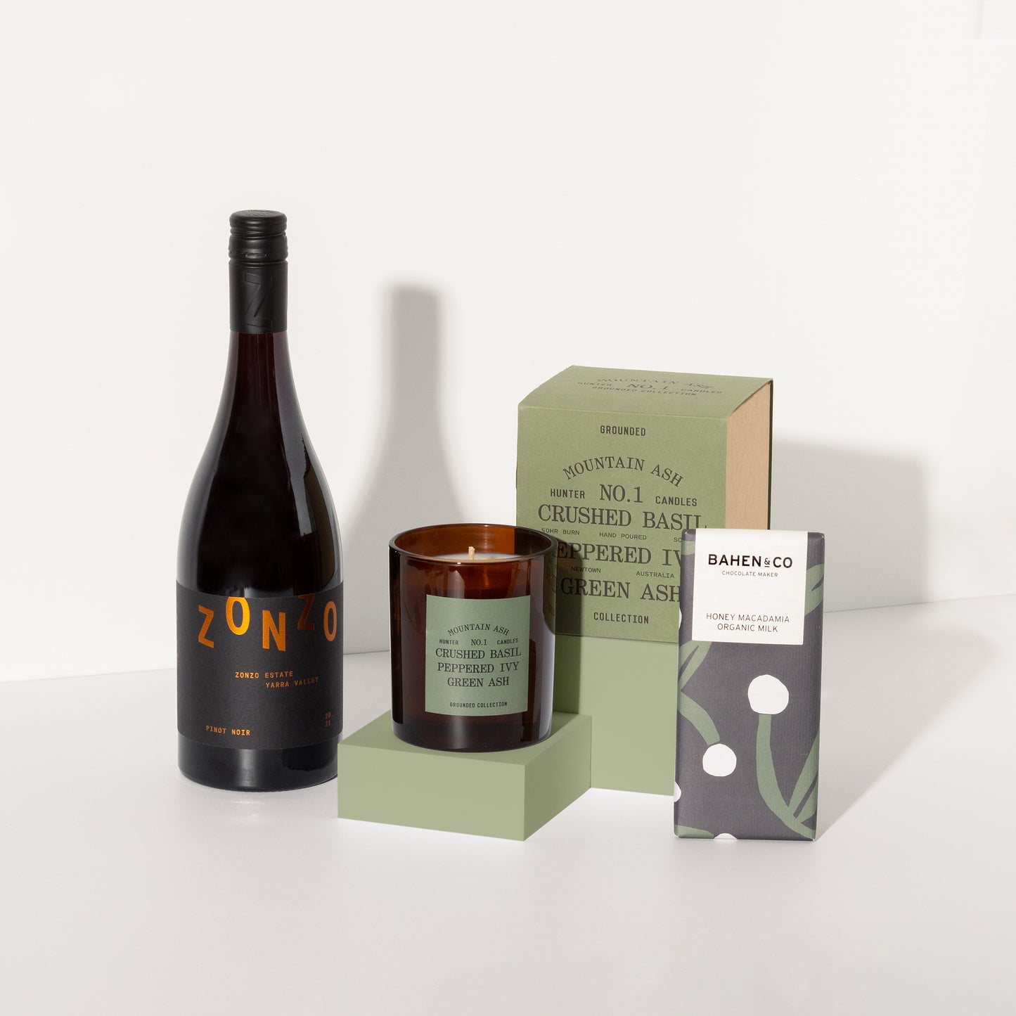 Bespoke Lane and co gift hampers Brisbane Australia Corporate Gifting delivery  australia wide chic trio gifting corporate classic zonzo estate hunter candle basil bahen and co organic honey macadamia